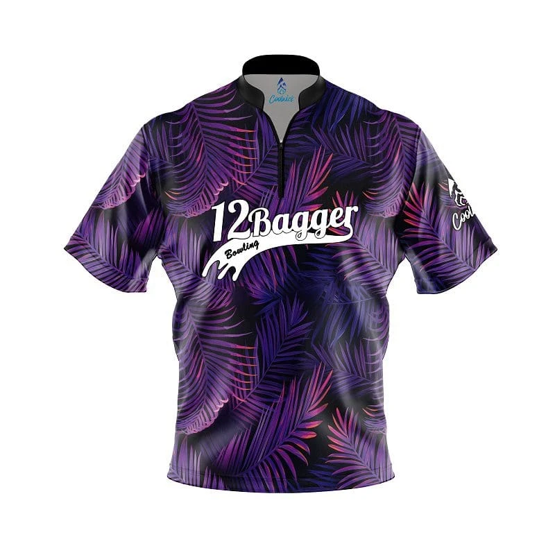 12Bagger Purple Jungle Fast Track CoolWick Bowling Jersey 3 12Bagger Purple Jungle Fast Track CoolWick Bowling Jersey