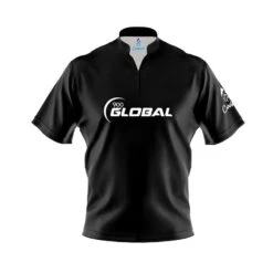 900 Global Black Fast Track CoolWick Bowling Jersey