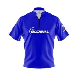 900 Global Blue Fast Track CoolWick Bowling Jersey