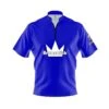 Brunswick Blue Fast Track CoolWick Bowling Jersey
