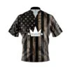 Brunswick Desert Camo Flag Fast Track CoolWick Bowling Jersey