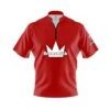 Brunswick Plain Red Fast Track CoolWick Bowling Jersey