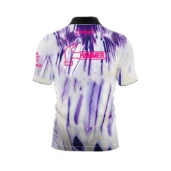 Hammer Arctic Vibe Quick Ship CoolWick Sash Zip Bowling Jersey 5 Hammer Arctic Vibe Quick Ship CoolWick Sash Zip Bowling Jersey -Bowler Smart Shop 2023 FAST TRACK Hammer Artic Vibe Back Template