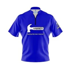 Hammer Blue Fast Track CoolWick Bowling Jersey