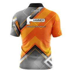 Hammer Orange Veneer Fast Track CoolWick Bowling Jersey 6 Hammer Orange Veneer Fast Track CoolWick Bowling Jersey -Bowler Smart Shop 2023 Hammer Orange Veneer FAST TRACK Back