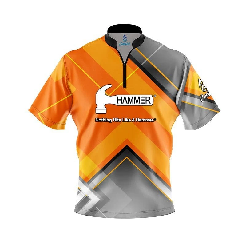 Hammer Orange Veneer Fast Track CoolWick Bowling Jersey 3 Hammer Orange Veneer Fast Track CoolWick Bowling Jersey