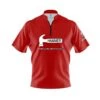 Hammer Plain Red Fast Track CoolWick Bowling Jersey -Bowler Smart Shop 2023 Hammer Red FAST TRACK Front