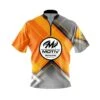 Motiv Orange Veneer Fast Track CoolWick Bowling Jersey -Bowler Smart Shop 2023 Motiv Orange Veneer FAST TRACK Front