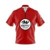 Motiv Plain Red Fast Track CoolWick Bowling Jersey -Bowler Smart Shop 2023 Motiv Red FAST TRACK Front