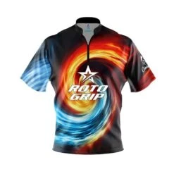 Roto Grip Fire And Ice Vortex Fast Track CoolWick Bowling Jersey