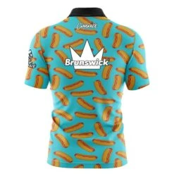 Brunswick Glizzy Fast Track CoolWick Bowling Jersey -Bowler Smart Shop 2023 brunswick Glizzy Jersey back