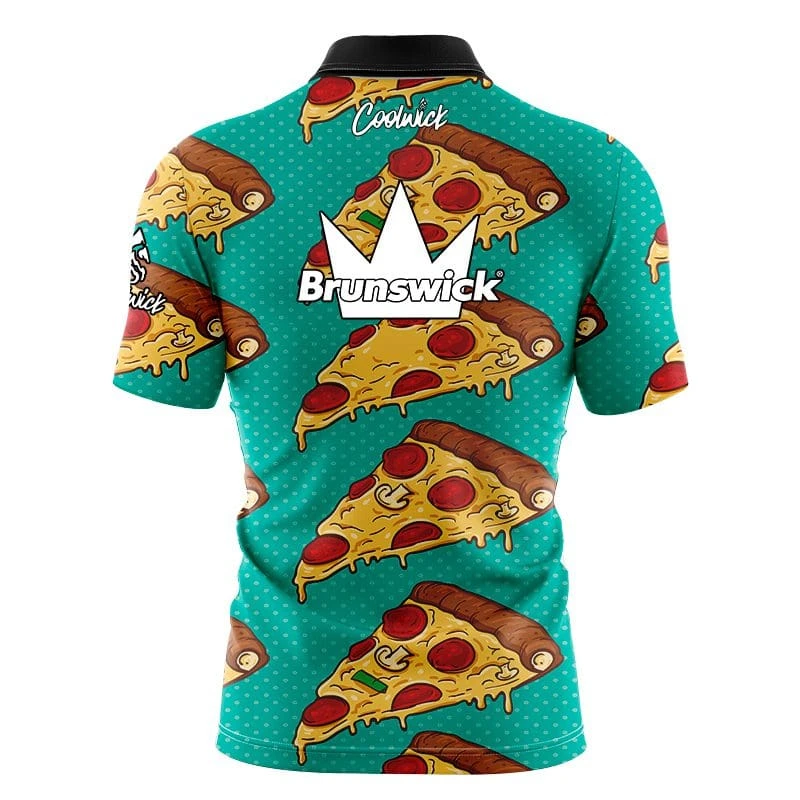 Brunswick Pizza Fast Track CoolWick Bowling Jersey 4 Brunswick Pizza Fast Track CoolWick Bowling Jersey - Image 2
