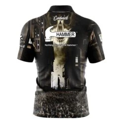 Hammer Reaper Fast Track CoolWick Bowling Jersey -Bowler Smart Shop 2023 hammer Grim Reaper FAST TRACK back