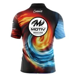 Motiv Fire And Ice Vortex Fast Track CoolWick Bowling Jersey 6 Motiv Fire And Ice Vortex Fast Track CoolWick Bowling Jersey -Bowler Smart Shop 2023 motiv Fire and Ice Vortex FAST TRACK Back