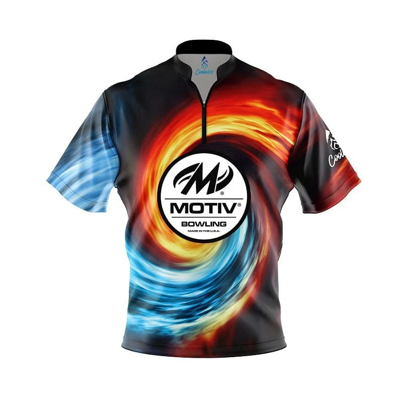 Motiv Fire And Ice Vortex Fast Track CoolWick Bowling Jersey 3 Motiv Fire And Ice Vortex Fast Track CoolWick Bowling Jersey