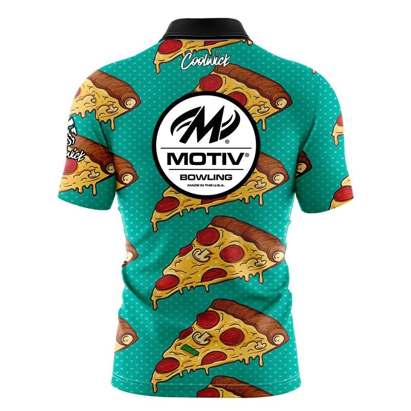 Motiv Pizza Fast Track CoolWick Bowling Jersey 4 Motiv Pizza Fast Track CoolWick Bowling Jersey - Image 2