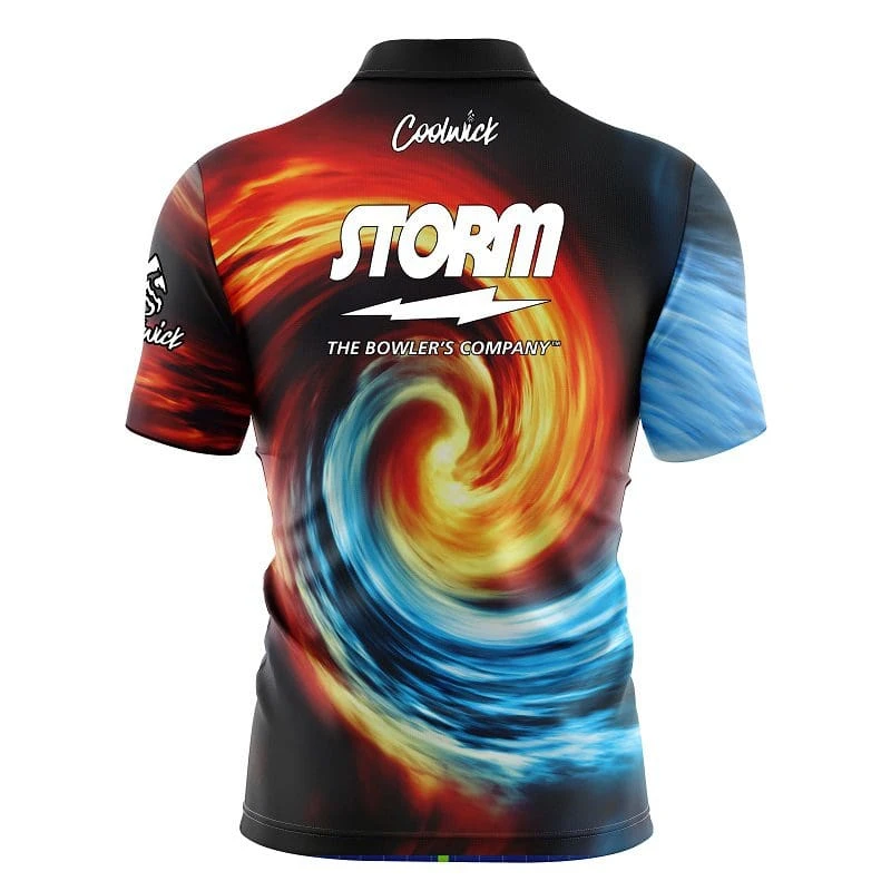 Storm Fire And Ice Vortex Fast Track CoolWick Bowling Jersey 4 Storm Fire And Ice Vortex Fast Track CoolWick Bowling Jersey - Image 2