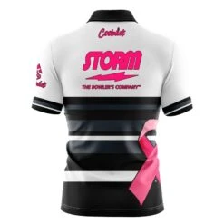 Storm Pink Ribbon Fast Track CoolWick Bowling Jersey -Bowler Smart Shop 2023 storm Pink Ribbon FAST TRACK back