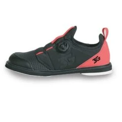 3G Men’s Speed Dial Black Red Right Hand Bowling Shoes