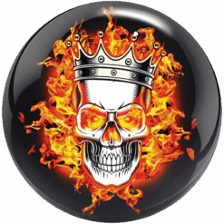 Brunswick Flaming Skull Viz-a-Ball Bowling Ball