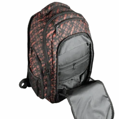 KR TPC Black Red Backpack 15 KR TPC Black Red Backpack -Bowler Smart Shop 8108 02 front compartment open copy