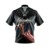 900 Global American Eagle Quick Ship CoolWick Sash Zip Bowling Jersey -Bowler Smart Shop 900 Global American Eagle Front