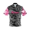 900 Global Grey Pink Digital Camo Fast Track CoolWick Bowling Jersey