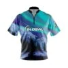 900 Global Aurora Borealis Fast Track CoolWick Bowling Jersey -Bowler Smart Shop 900 GlobalAurora Borealis Fast Track Front