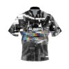 900 Global Glitch Quick Ship CoolWick Sash Zip Bowling Jersey -Bowler Smart Shop 900 glitch