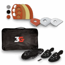 3G Men’s Tour Ultra/C Black Orange Right Hand Bowling Shoes -Bowler Smart Shop Accessory kit 2 Z