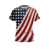American Wavy Flag CoolWick Bowling Jersey 2 American Wavy Flag CoolWick Bowling Jersey -Bowler Smart Shop American Wavy Flag Front