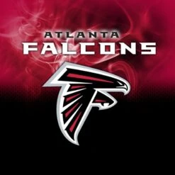 KR NFL Atlanta Falcons On Fire Bowling Towel