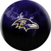 OTB NFL Baltimore Ravens On Fire Bowling Ball -Bowler Smart Shop Baltimore Ravens on fire F scaled 1