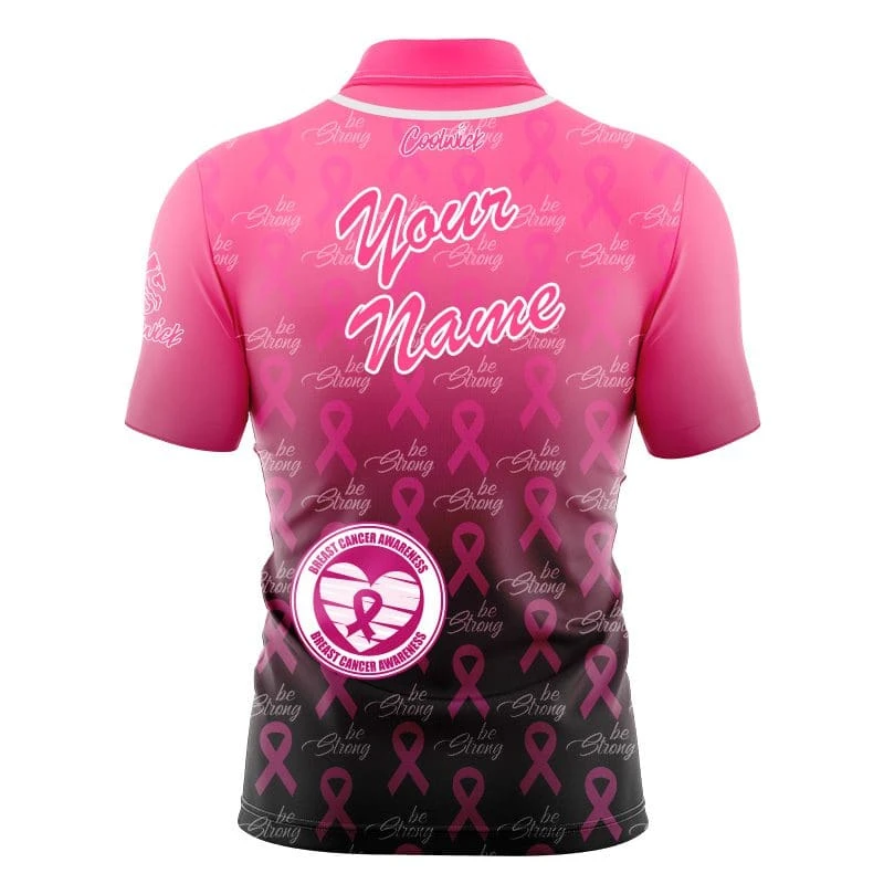 Storm Breast Cancer Baseball Fast Track CoolWick Bowling Jersey 4 Storm Breast Cancer Baseball Fast Track CoolWick Bowling Jersey - Image 2