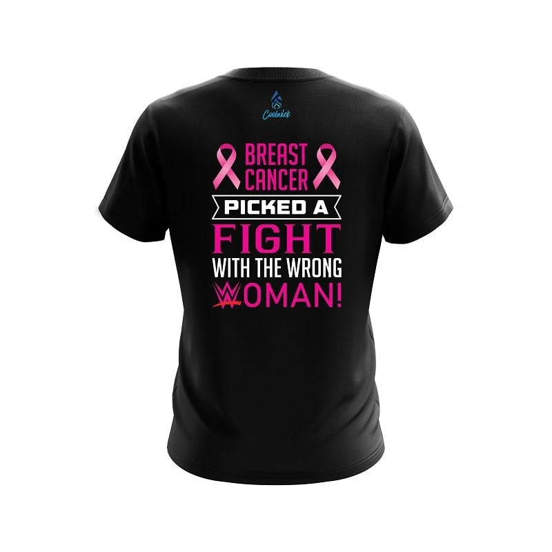 Storm Breast Cancer Smack Down CoolWick Bowling Jersey 4 Storm Breast Cancer Smack Down CoolWick Bowling Jersey - Image 2