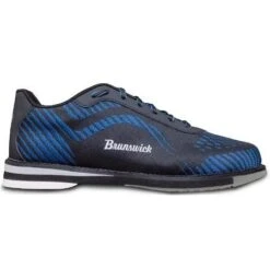 Brunswick Men’s Command Black Blue Right Hand Bowling Shoes