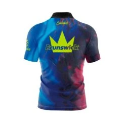 Brunswick Mesmerize Fast Track CoolWick Bowling Jersey -Bowler Smart Shop Brunswick Mesmerize Fast Track 3D Back