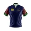 Brunswick Vintage Zone Z90-NBG CoolWick Bowling Jersey -Bowler Smart Shop Brunswick Z90NBG Front