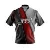 Columbia 300 Carbon Blaze Quick Ship CoolWick Sash Zip Bowling Jersey