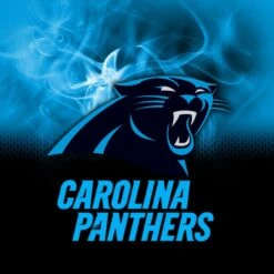 KR NFL Carolina Panthers On Fire Bowling Towel