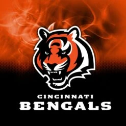 KR NFL Cincinnati Bengals On Fire Bowling Towel
