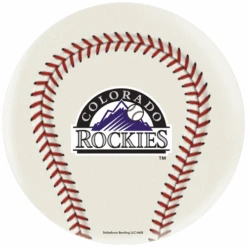 OTB MLB Colorado Rockies Baseball Bowling Ball