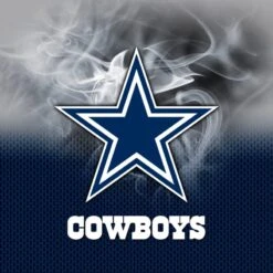 KR NFL Dallas Cowboys On Fire Bowling Towel