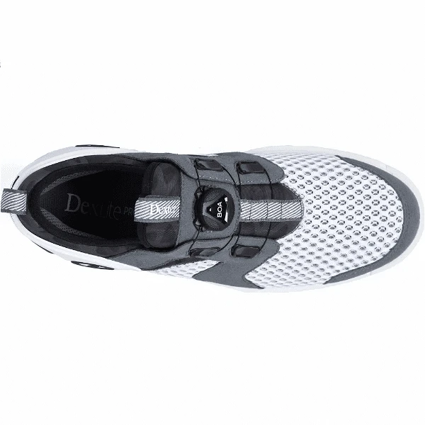 Dexter Men’s DexLite Pro BOA White Grey Right Hand Bowling Shoes 6 Dexter Men’s DexLite Pro BOA White Grey Right Hand Bowling Shoes - Image 4