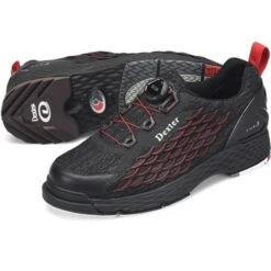 Dexter Mens THE C9 Knit BOA Black Red Bowling Shoes -Bowler Smart Shop Dexter Mens THE C9 Knit BOA Black Red Bowling Shoes 2