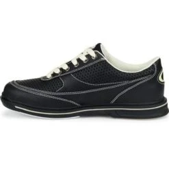 Dexter Turbo Pro Wide Black Cream Men’s Bowling Shoes -Bowler Smart Shop Dexter Mens Turbo Pro Black Cream Bowling Shoes 5