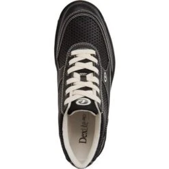 Dexter Turbo Pro Wide Black Cream Men’s Bowling Shoes -Bowler Smart Shop Dexter Mens Turbo Pro Black Cream Bowling Shoes 6