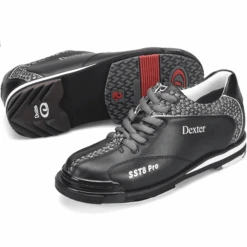 Dexter Women’s SST 8 Pro Black Grey Bowling Shoes -Bowler Smart Shop Dexter Womens SST 8 Pro Black Grey Bowling Shoes 2