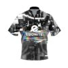 Ebonite Glitch Quick Ship CoolWick Sash Zip Bowling Jersey