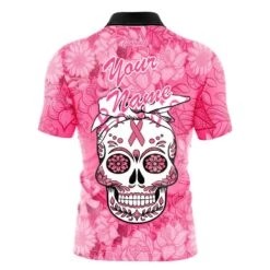 Hammer Breast Cancer Mashup Fast Track CoolWick Bowling Jersey -Bowler Smart Shop FAST TRACK Breast cancer mashup sport BACK 1 3